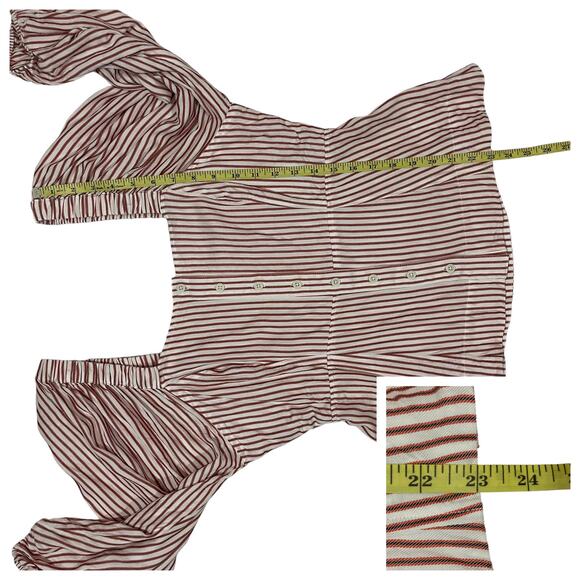 CAbi Carnival Top (Style 5890) - Red Stripe - Medium - Picture 6 of 16